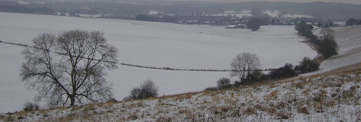 Dean Hill view in Light Snow